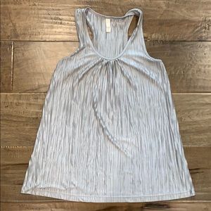 Beautiful Soft Silver Lame Top